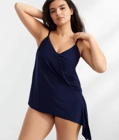 Solid Alex Underwire Tankini Top