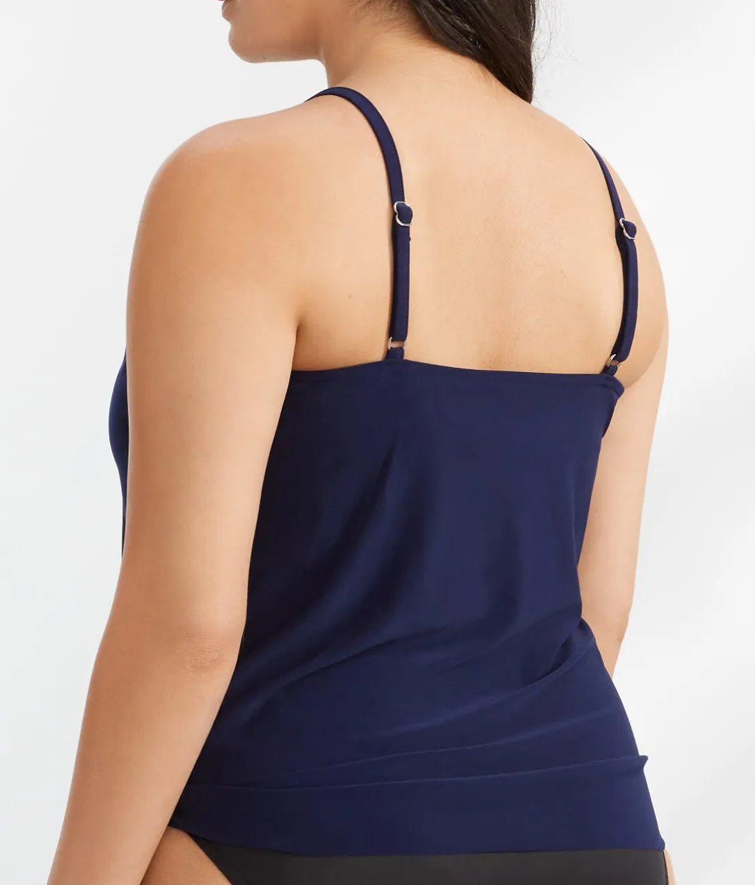 Solid Alex Underwire Tankini Top