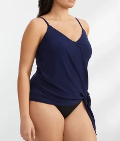Solid Alex Underwire Tankini Top