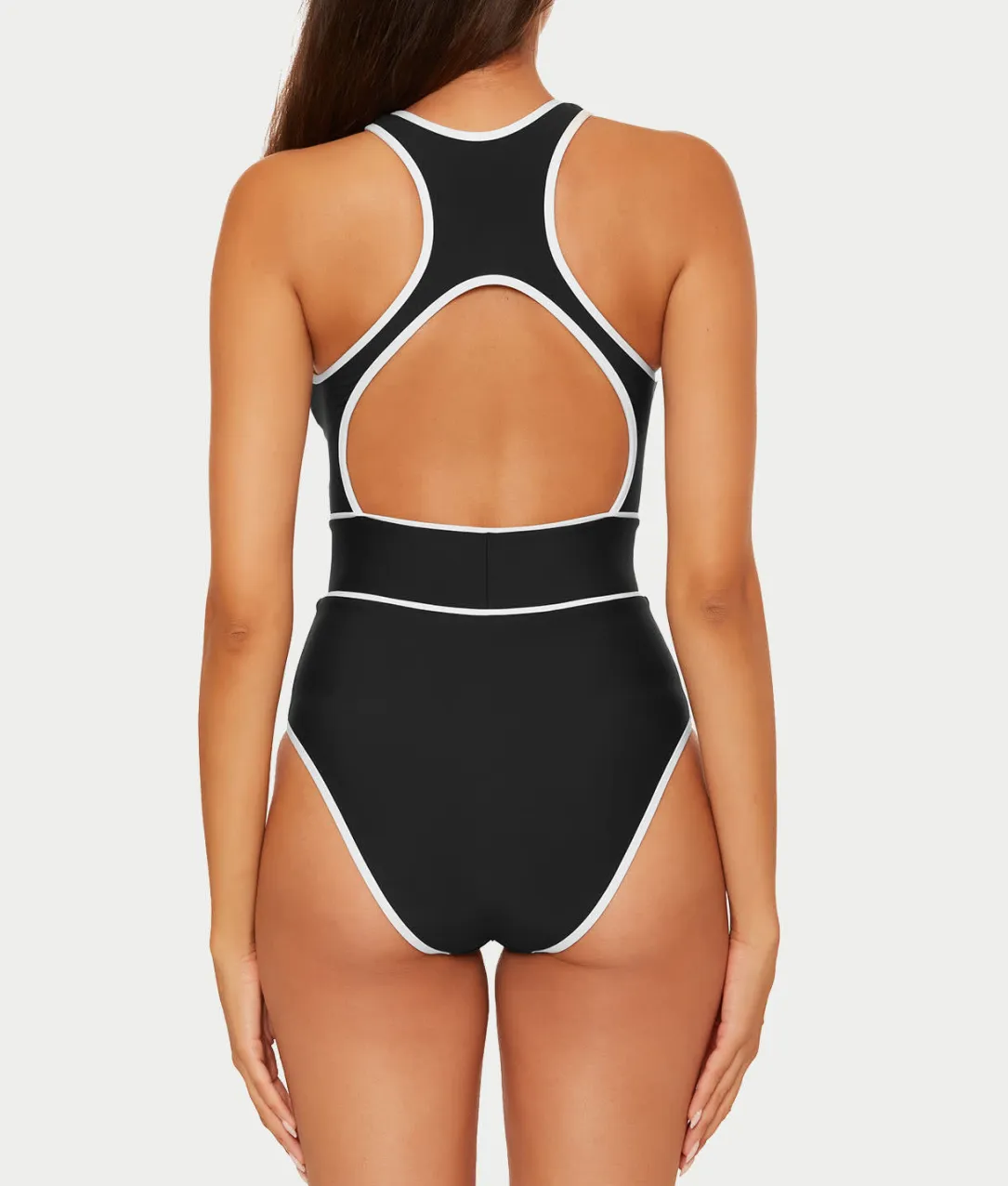 Sport Mode High-Neck One-Piece