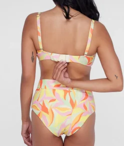 Square Neck Underwire Bralette Bikini Top