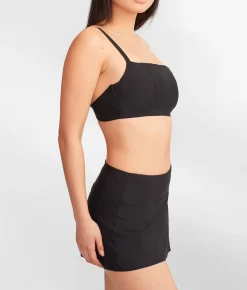 Square Neck Underwire Bralette Bikini Top