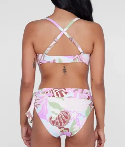 Square Neck Underwire Bralette Bikini Top