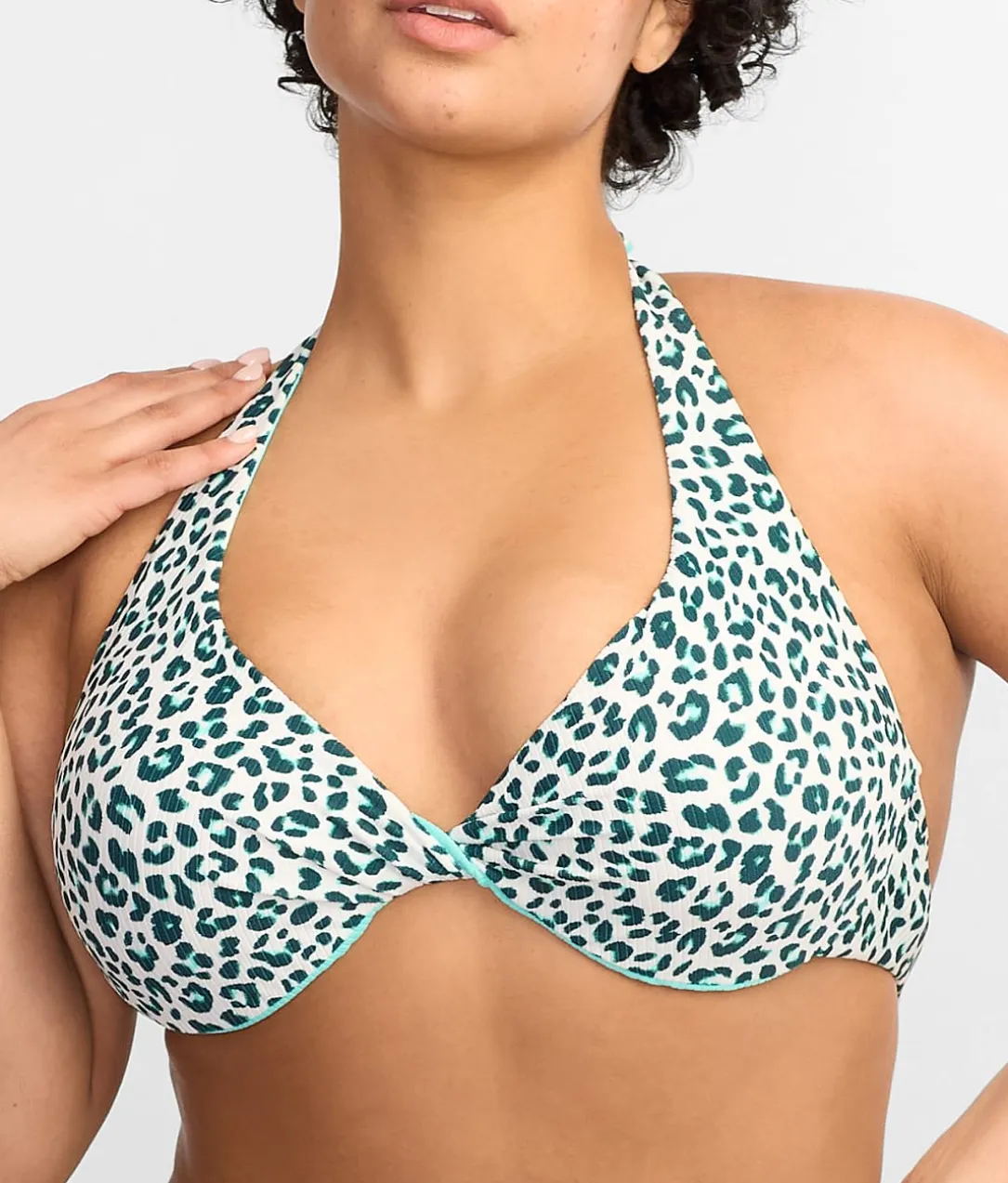 Summer Cheetah Verso Reversible Bikini Top