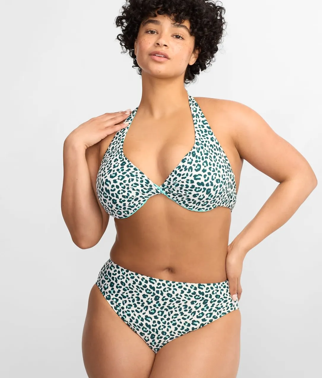 Summer Cheetah Verso Reversible Bikini Top