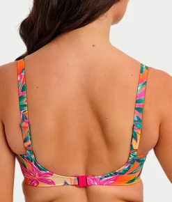 Sunset Reef Gather Full Cup Bikini Top