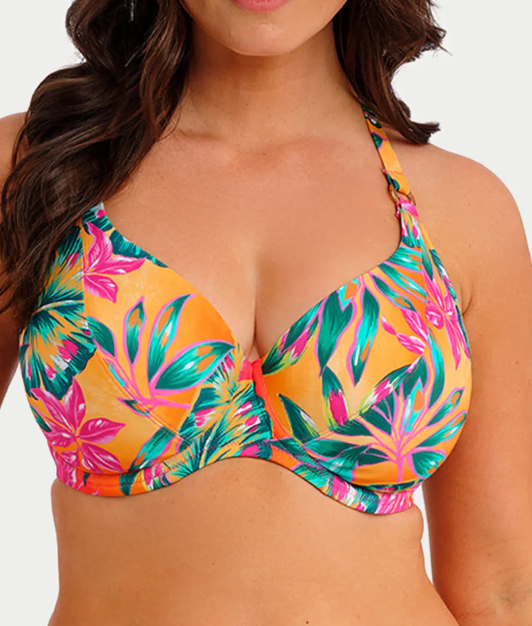 Sunset Reef Halter Bikini Top