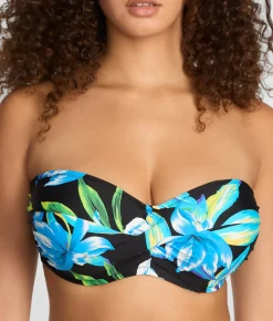 Talm Beach Twist Bandeau Bikini Top