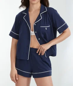 The Audrey Knit Pajama Short Set