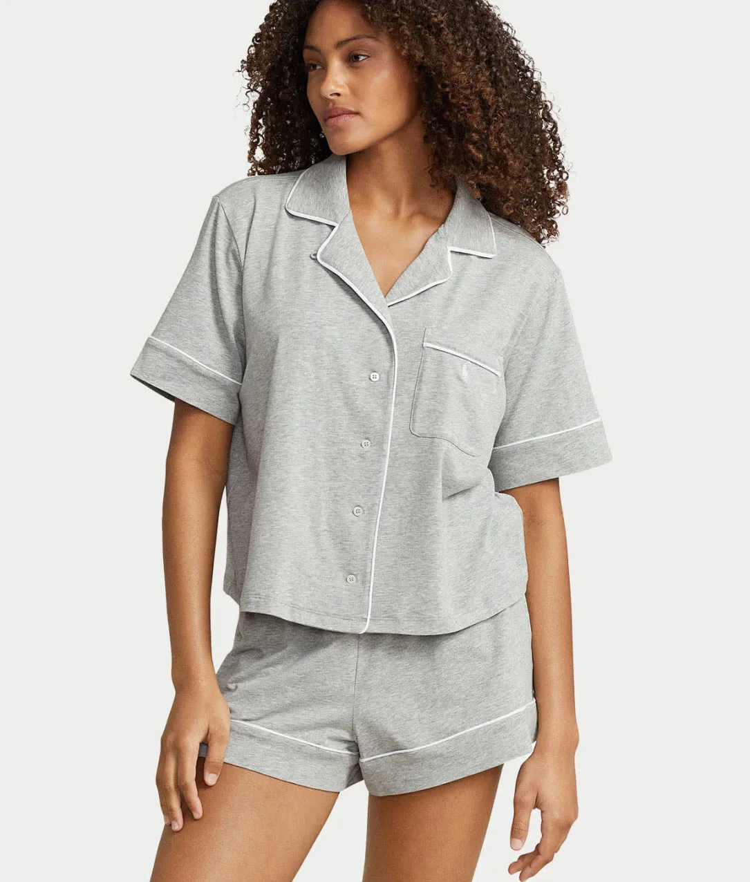 The Audrey Knit Pajama Short Set