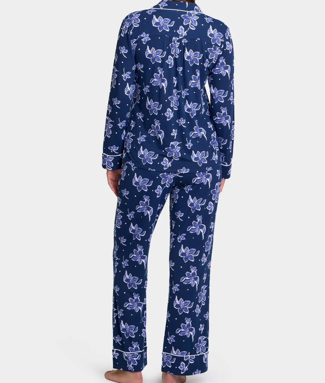 The Cooling Piped Pajama Set