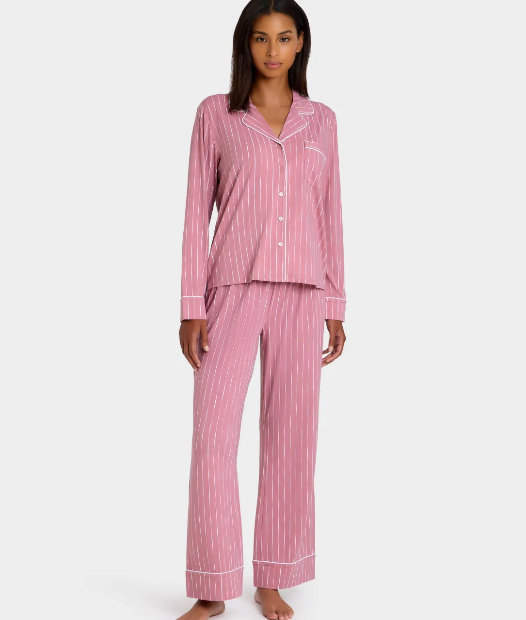 The Cooling Piped Pajama Set