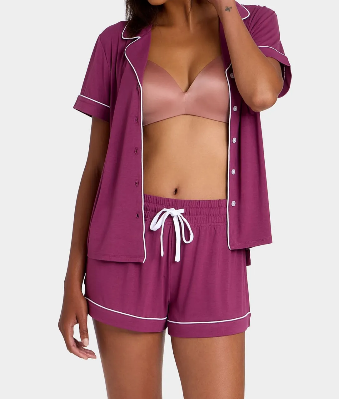 The Cooling Piped Shorts Set
