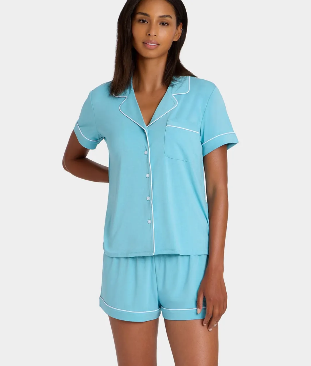 The Cooling Piped Shorts Set
