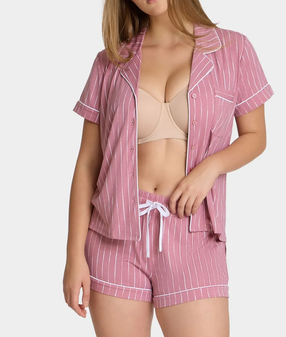The Cooling Piped Shorts Set