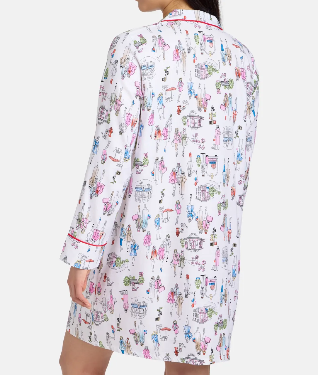 The Cozy Brushed Cotton Printed Sleep Shirt