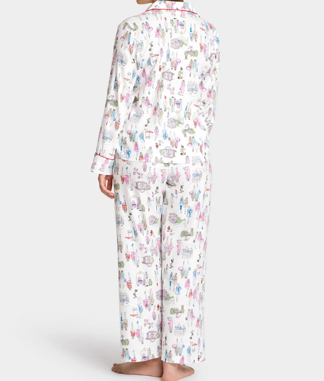 The Cozy Brushed Cotton Printed Pajama Set