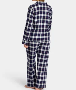 The Cozy Plaid Brushed Cotton Pajama Set