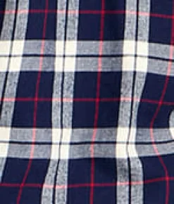 The Cozy Plaid Men's Brushed Cotton Pajama Set