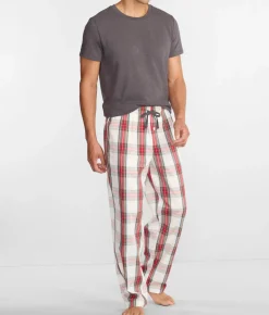 The Cozy Plaid Men's Brushed Cotton Pajama Set
