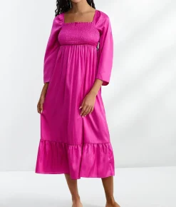 The Elegant Satin Nightgown