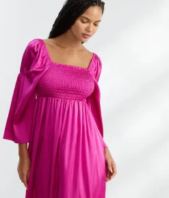 The Elegant Satin Nightgown