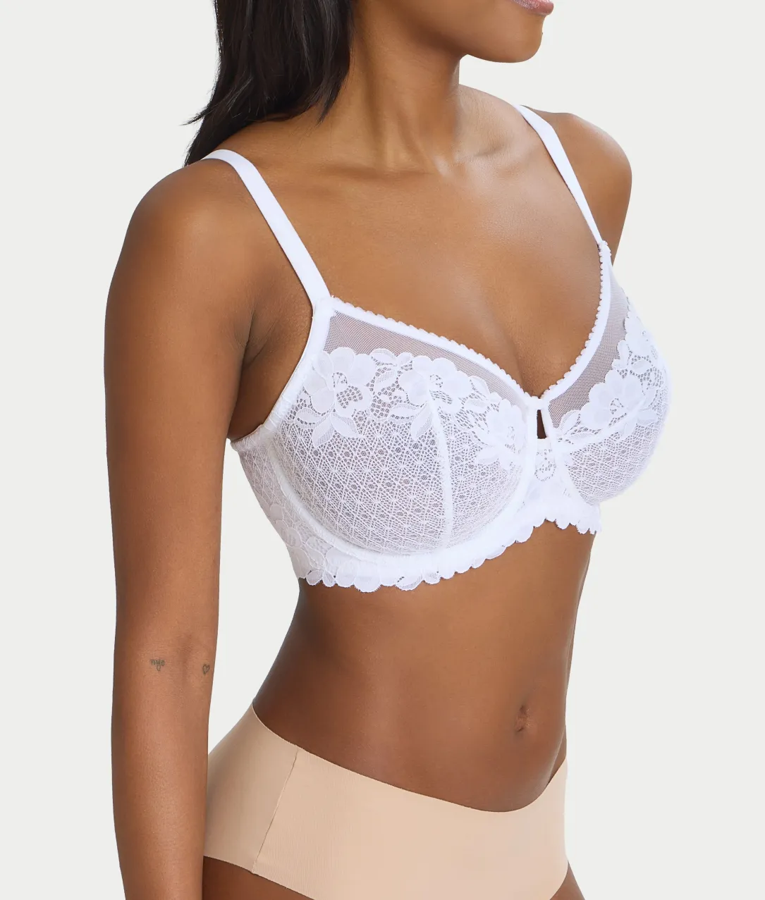 The Essential Lace Unlined Balconette Bra