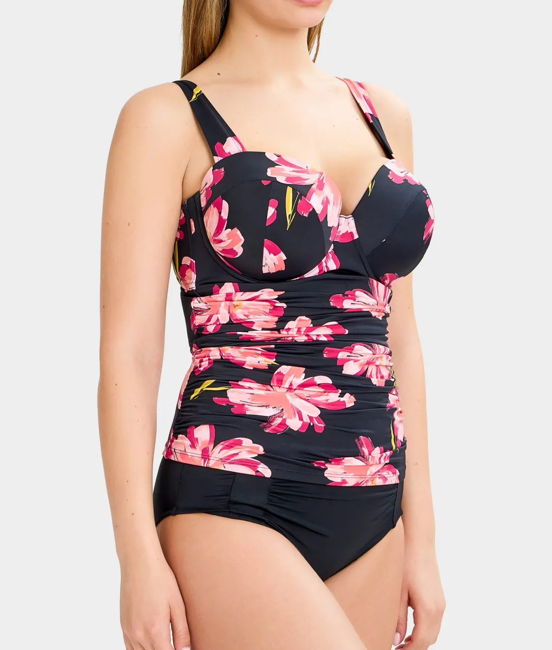 The Slimming Balconette Underwire Tankini Top