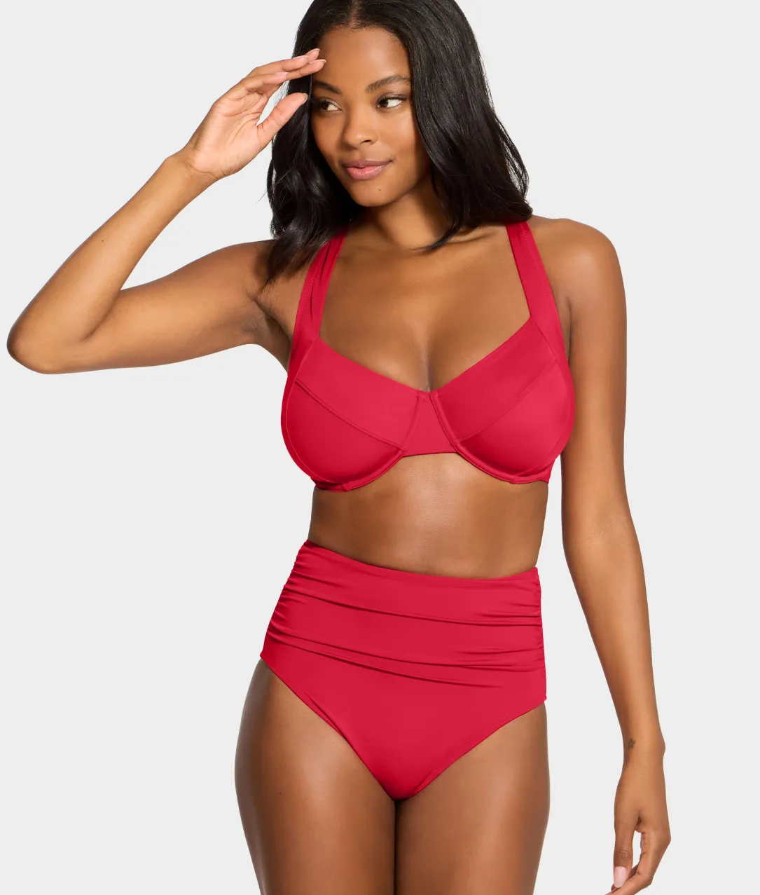 The Slimming High Leg Bikini Bottom