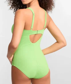 The Slimming Keyhole Plunge One-Piece