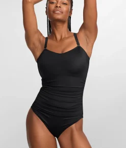 The Slimming Strapless One-Piece