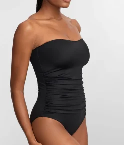 The Slimming Strapless One-Piece