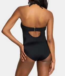 The Slimming Underwire Crochet One-Piece Swimsuit