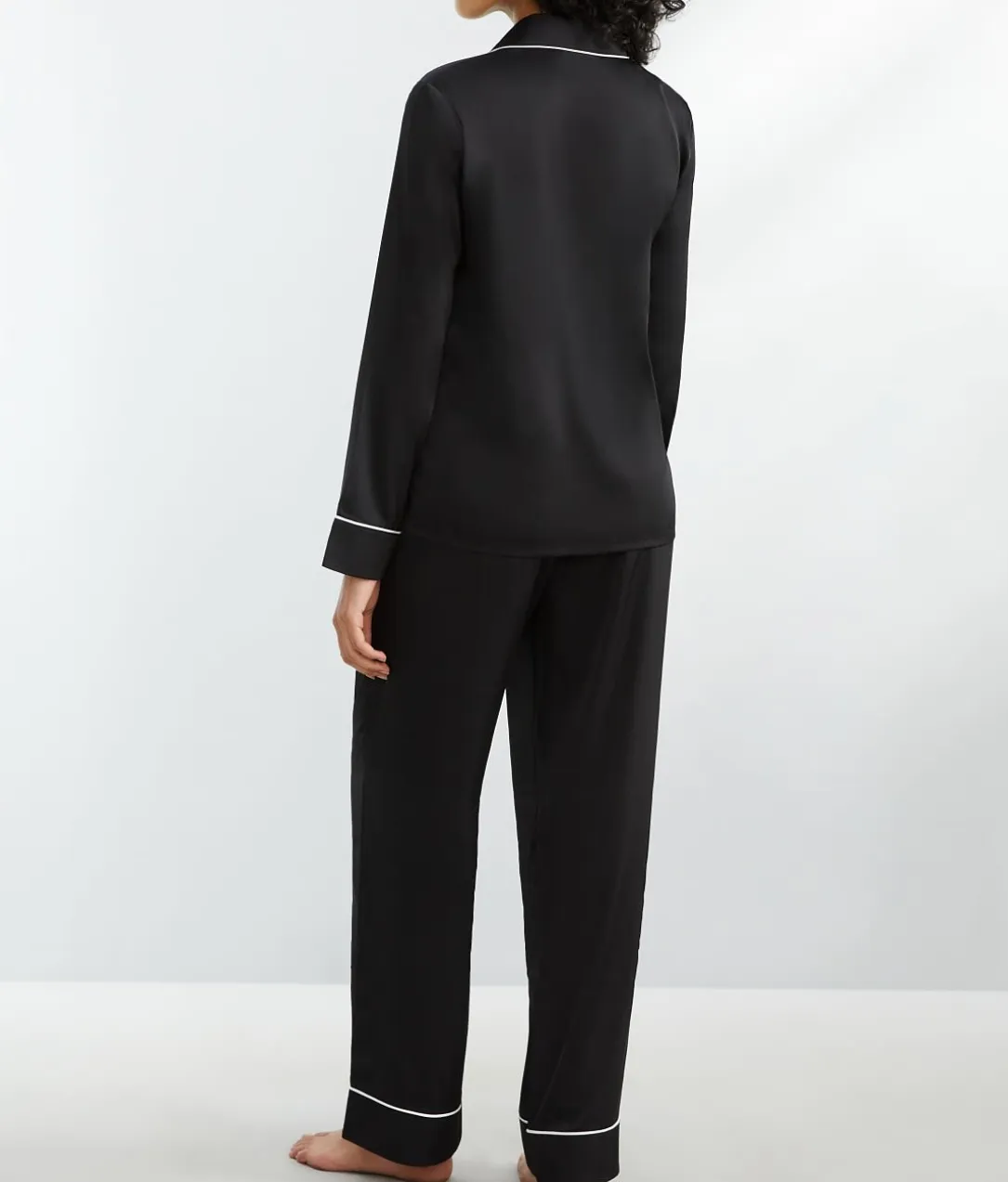 The Washed Satin Pajama Set
