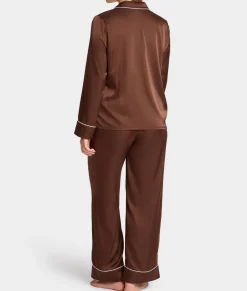 The Washed Satin Pajama Set
