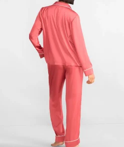 The Washed Satin Pajama Set