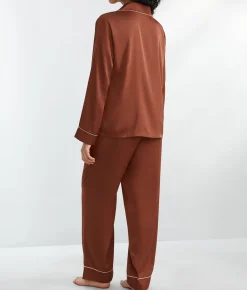The Washed Satin Pajama Set