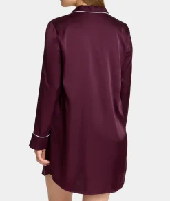 The Washed Satin Sleep Shirt