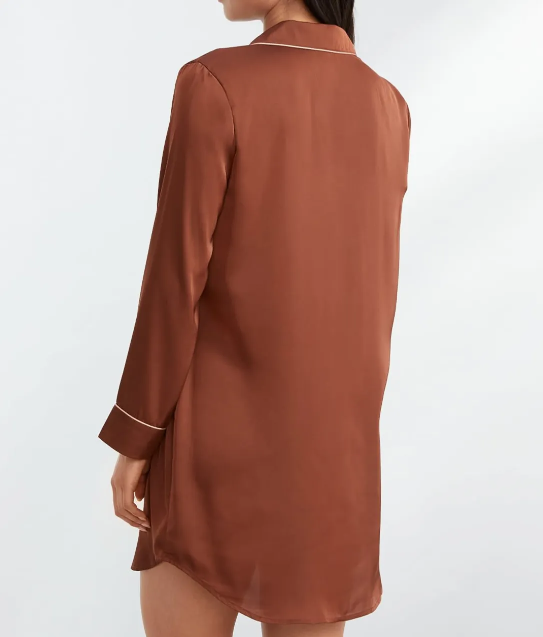 The Washed Satin Sleep Shirt