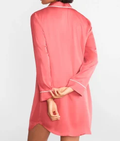 The Washed Satin Sleep Shirt