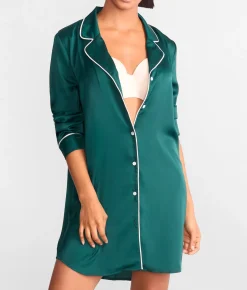 The Washed Satin Sleep Shirt
