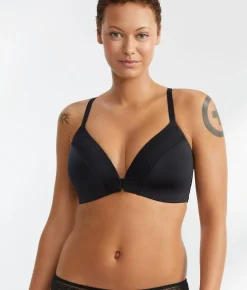 The Wire-Free Front-Close Bra with Lace