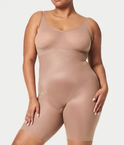 Thinstincts 2.0 Closed Bust Mid-Thigh Bodysuit