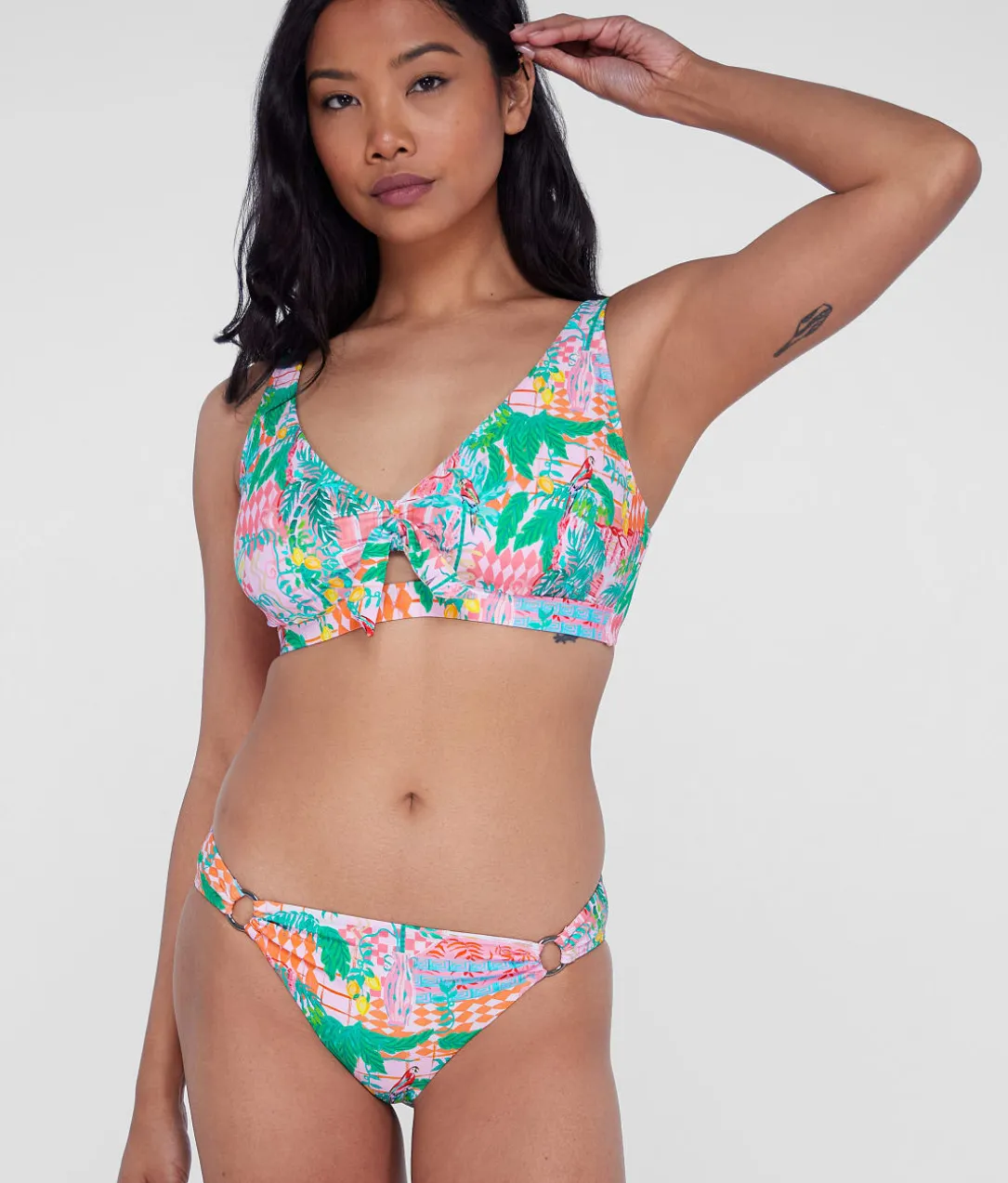 Tie Front Bikini Top