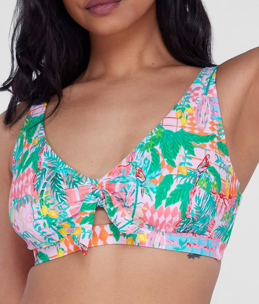 Tie Front Bikini Top