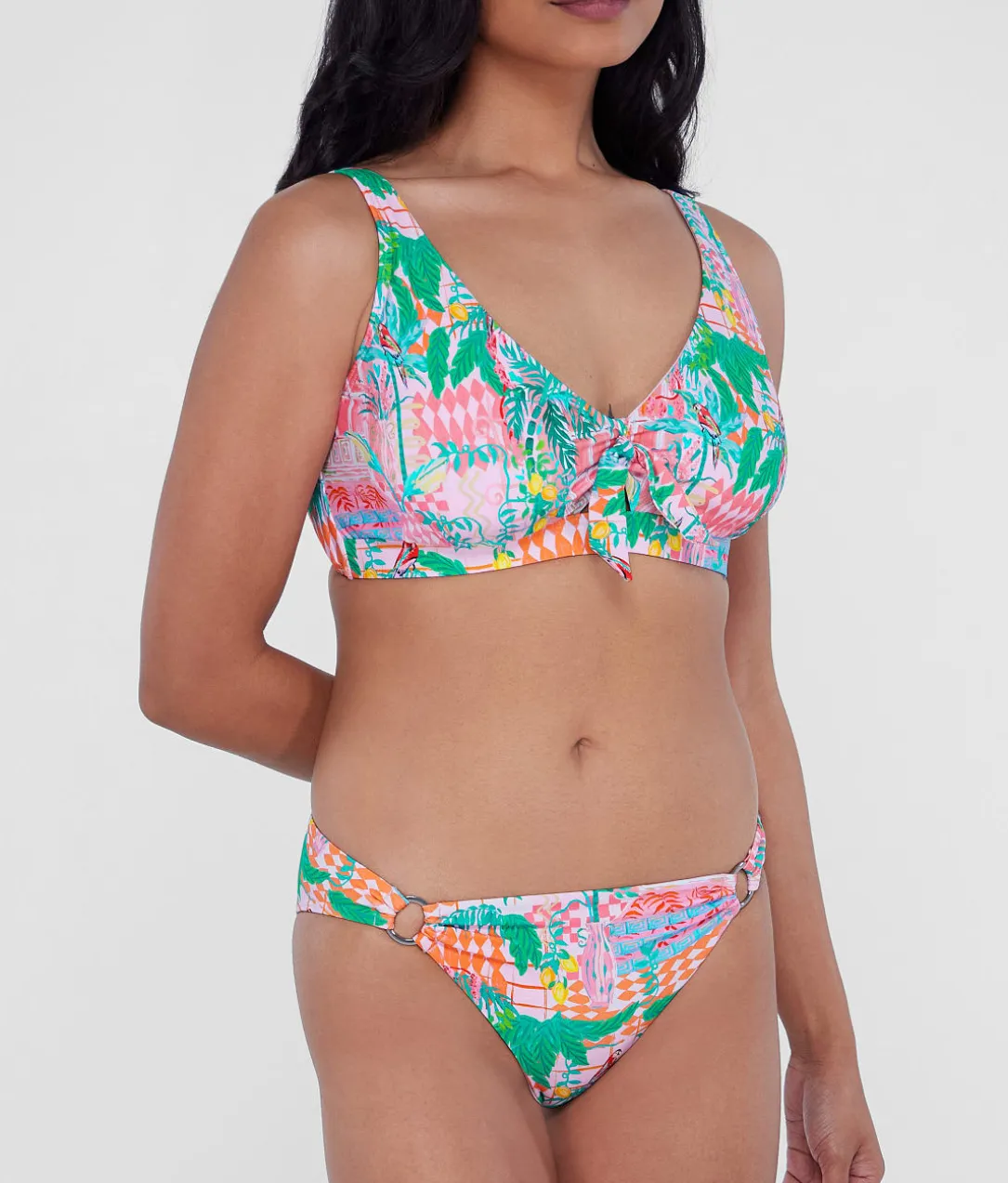 Tie Front Bikini Top