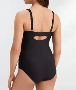 Tie Front Underwire One-Piece