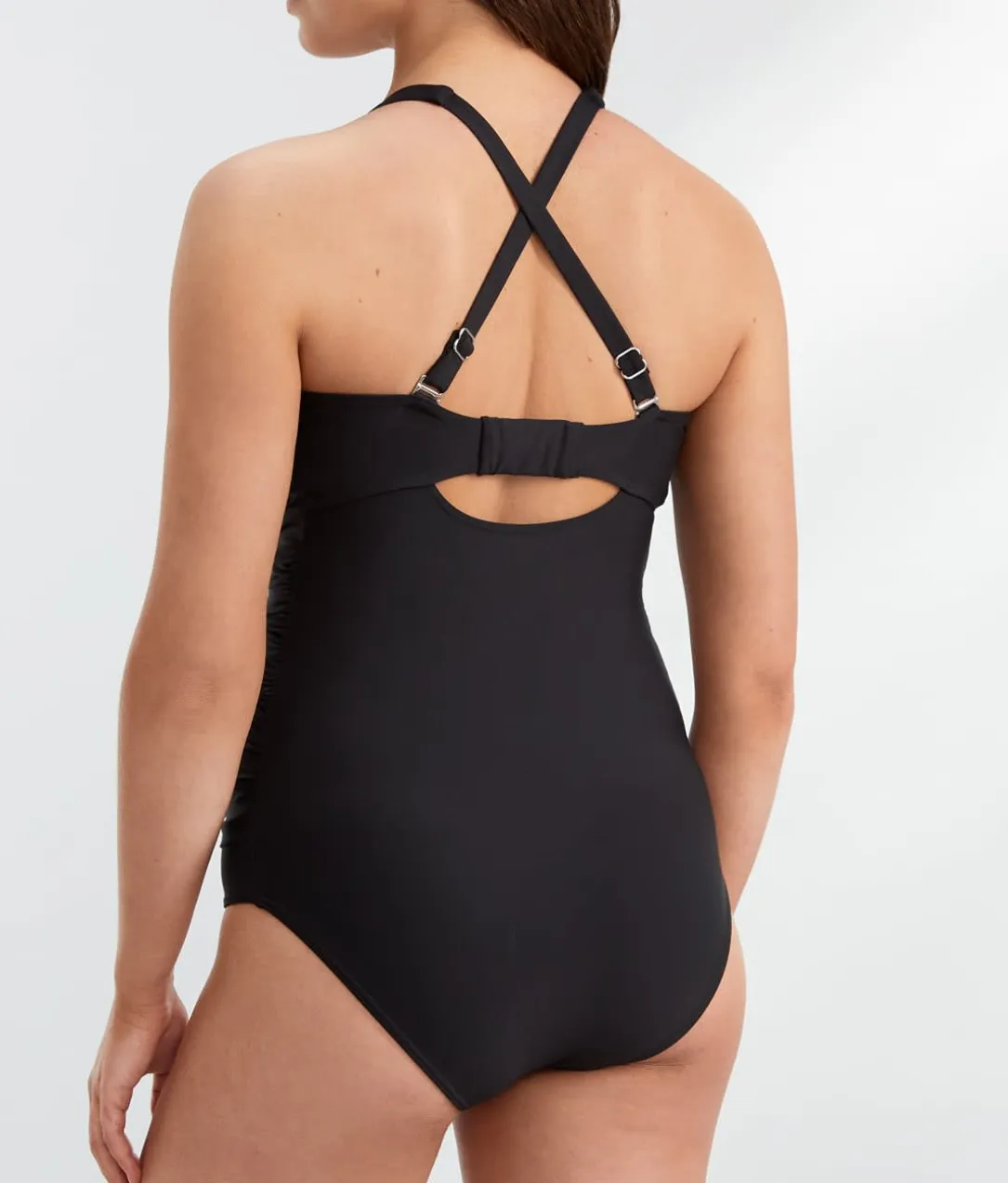 Tie Front Underwire One-Piece