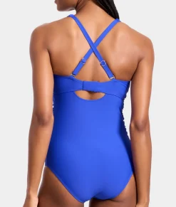 Tie Front Underwire One-Piece