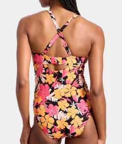 Tie Front Underwire One-Piece